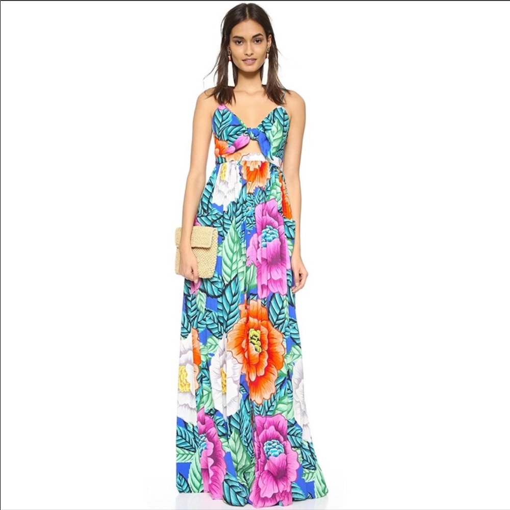 ISO Mara Hoffman Flora Stone Maxi Dress